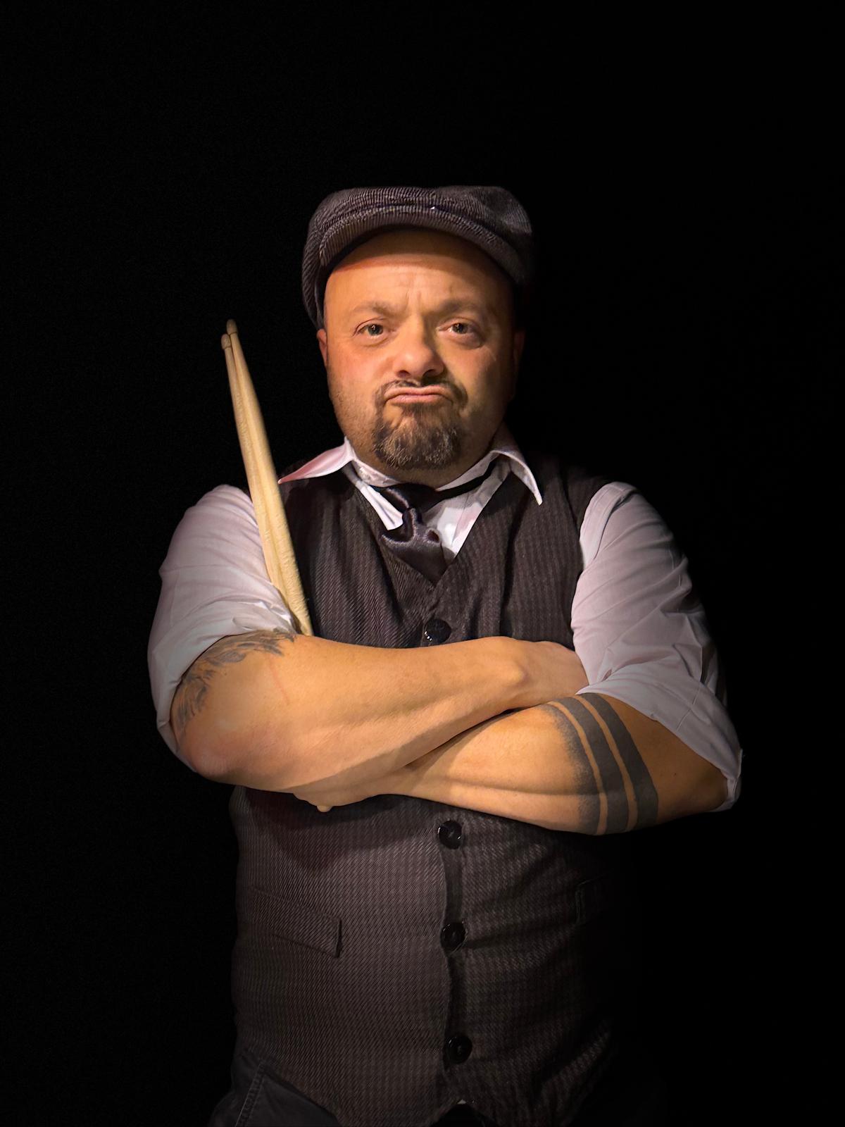 Portret van Rich, Drum